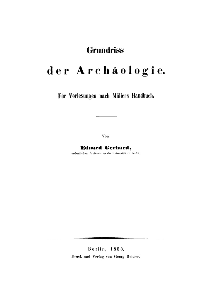 Grundriss der Archäologie PDF Download