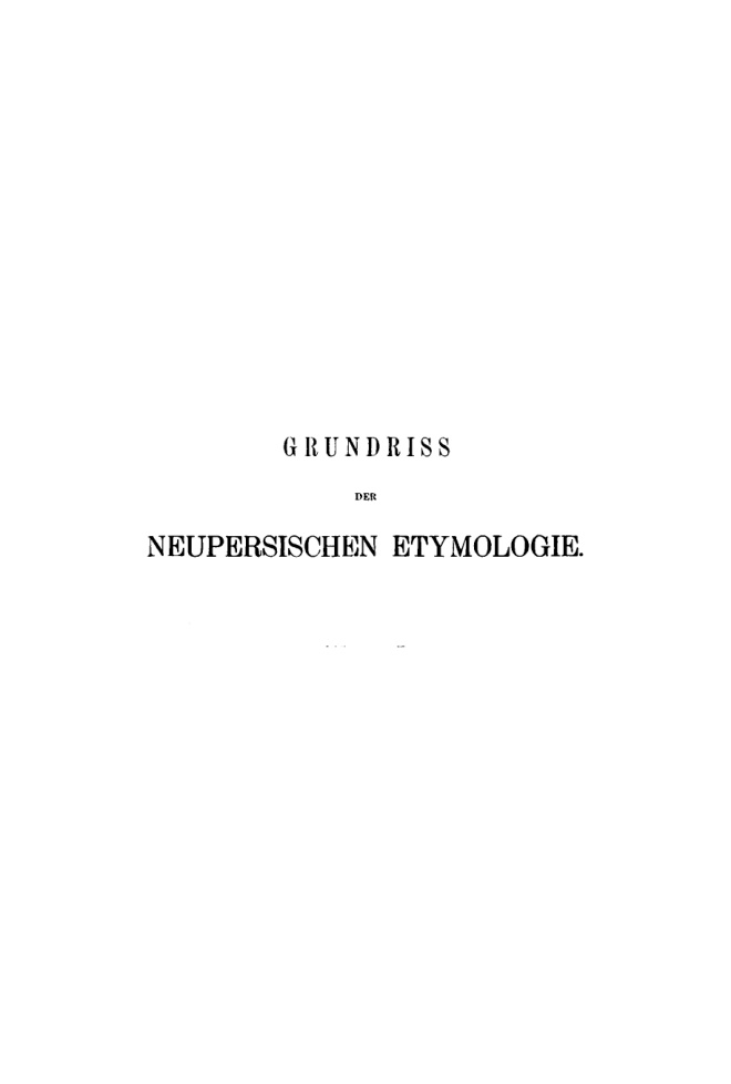 Grundriss der neupersischen Etymologie PDF Download