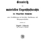 Grundriss des materiellen Liegenschaftsrechts des Burgerlichen Gesetzbuchs German Edition Sigfrid Schwab Kitap Kapağı