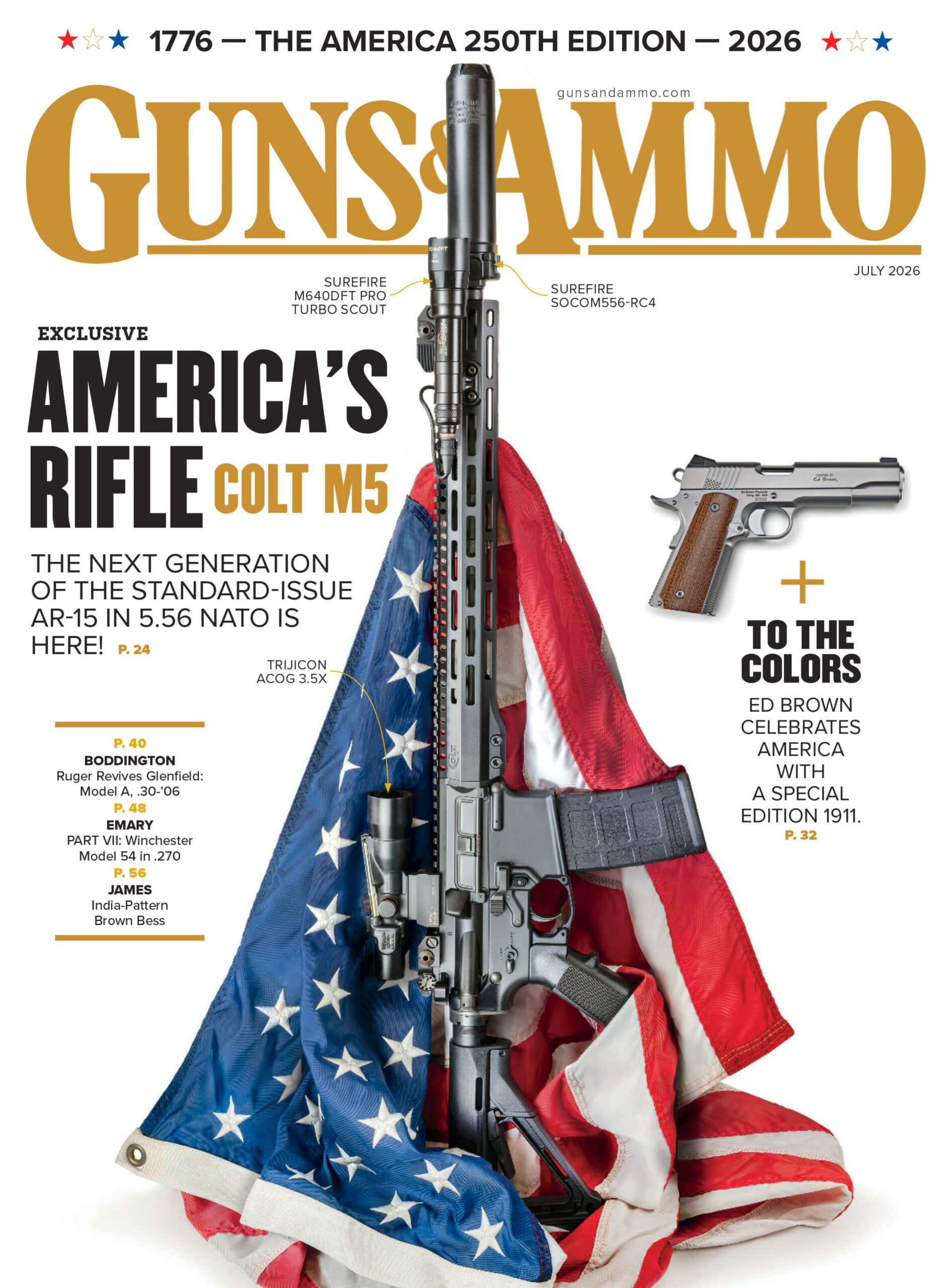 Guns n Ammo July 2026 Guns Kitap Kapağı