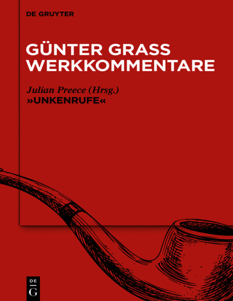Gunter Grass Werkkommentare German Edition Julian Preece Kitap Kapağı