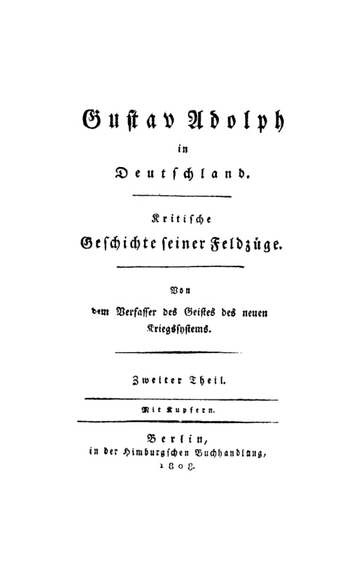 Gustav Adolph in Deutschland German Edition Adam Heinrich Dietrich von Bulow Kitap Kapağı
