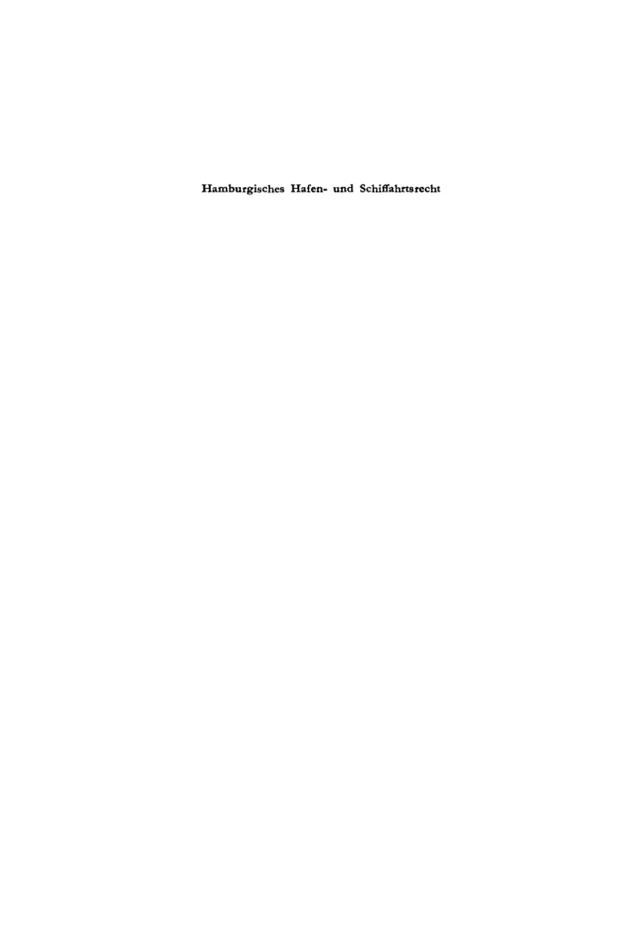 Hamburgisches Hafen und Schiffahrtsrecht German Edition Karl Kuster Kitap Kapağı