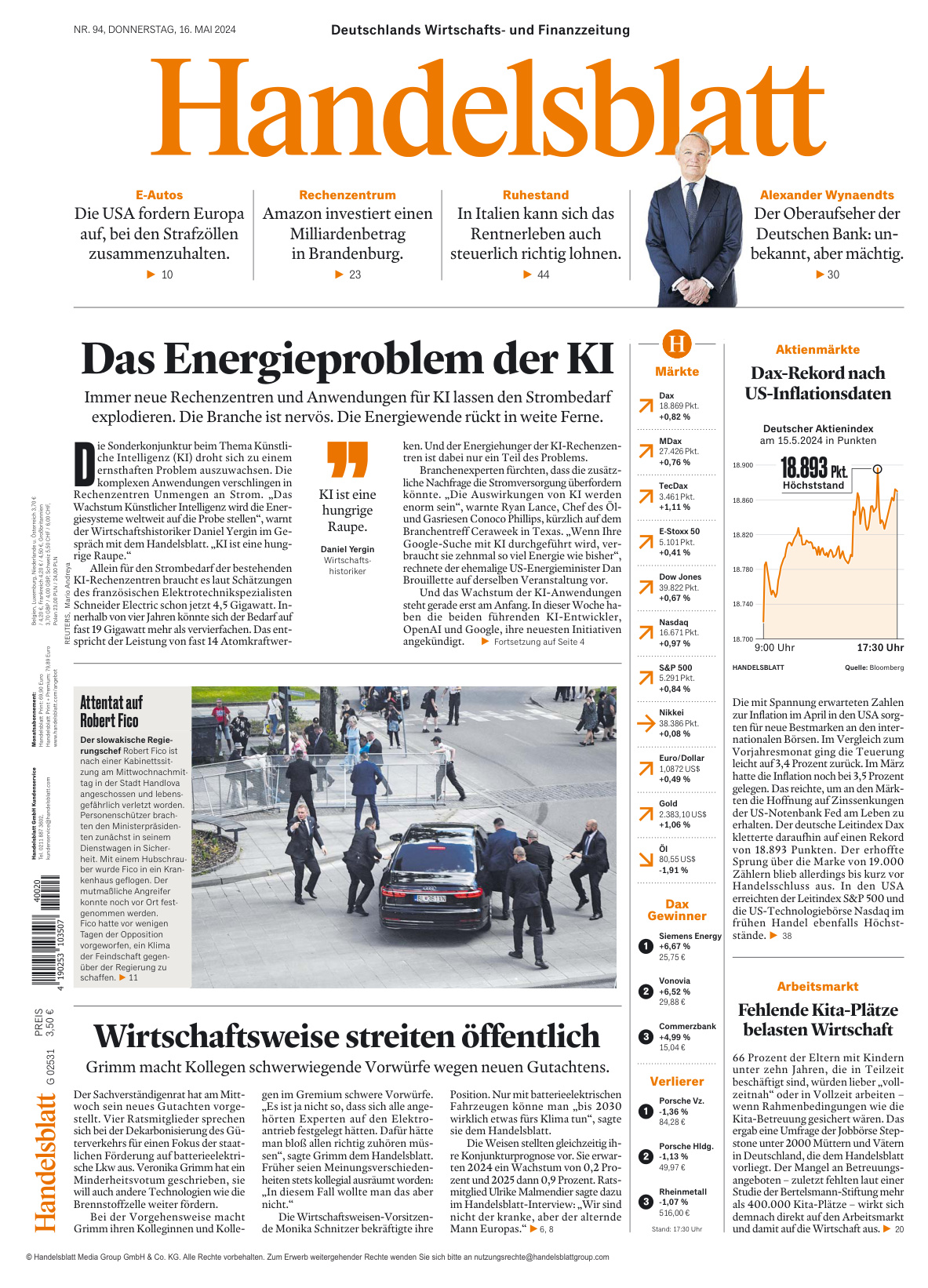 Handelsblatt - 16 Mai 2024 PDF Download