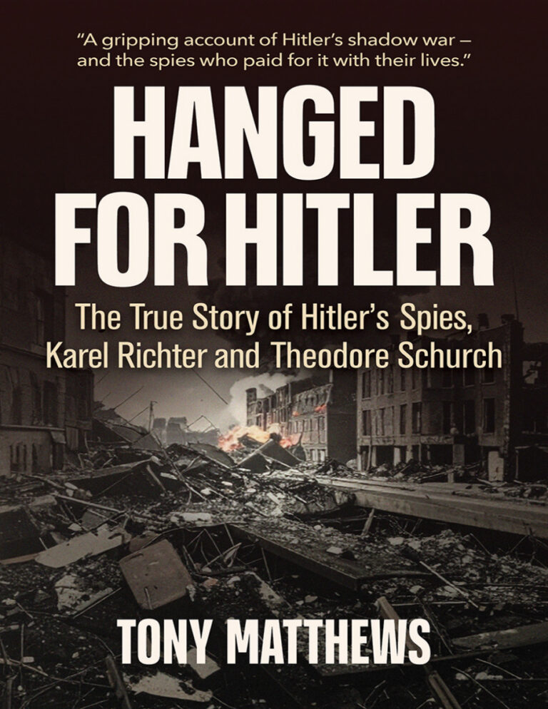 Hanged for Hitler Tony Matthews Kitap Kapağı
