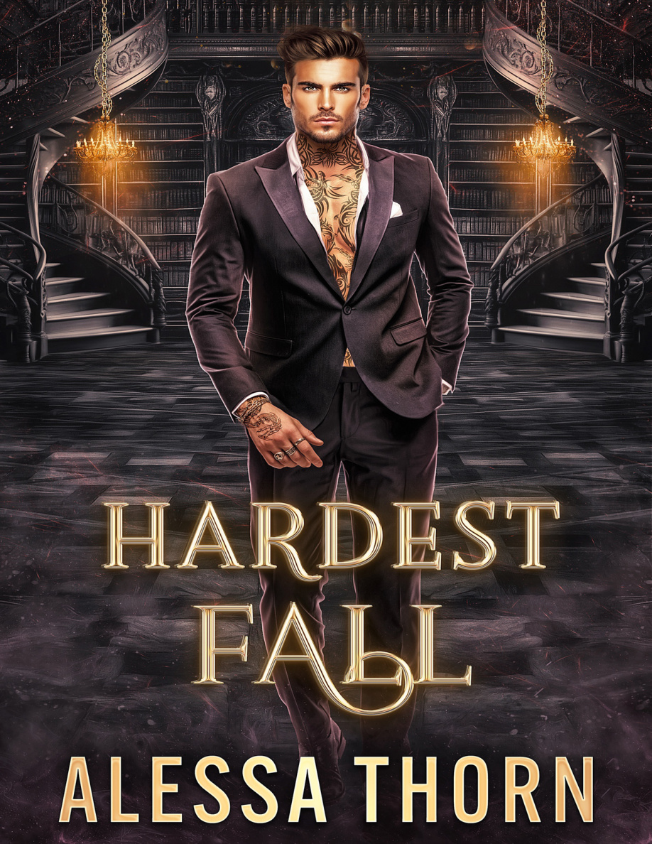 Hardest fall Alessa thorn Kitap Kapağı