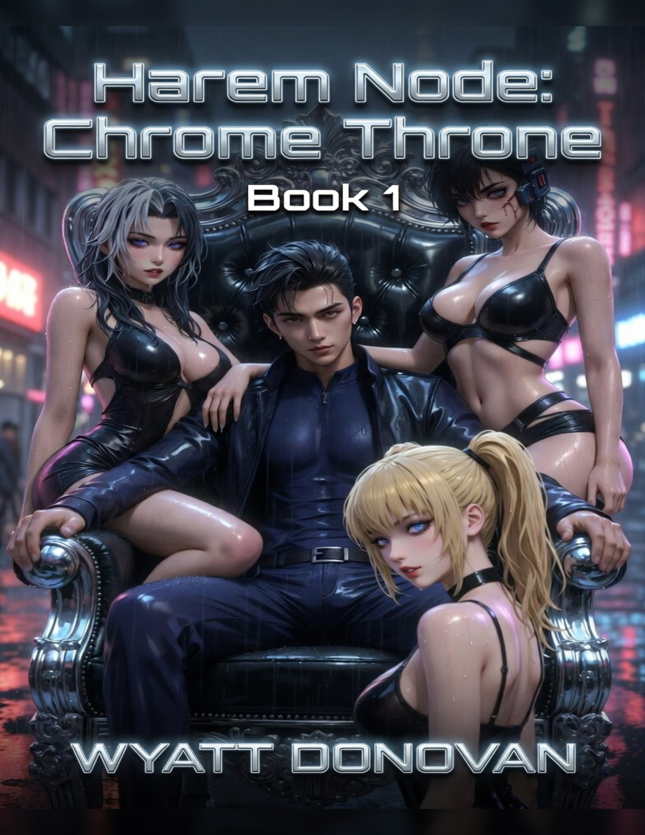 Harem Node Chrome Throne 1 Wyatt Donovan Kitap Kapağı