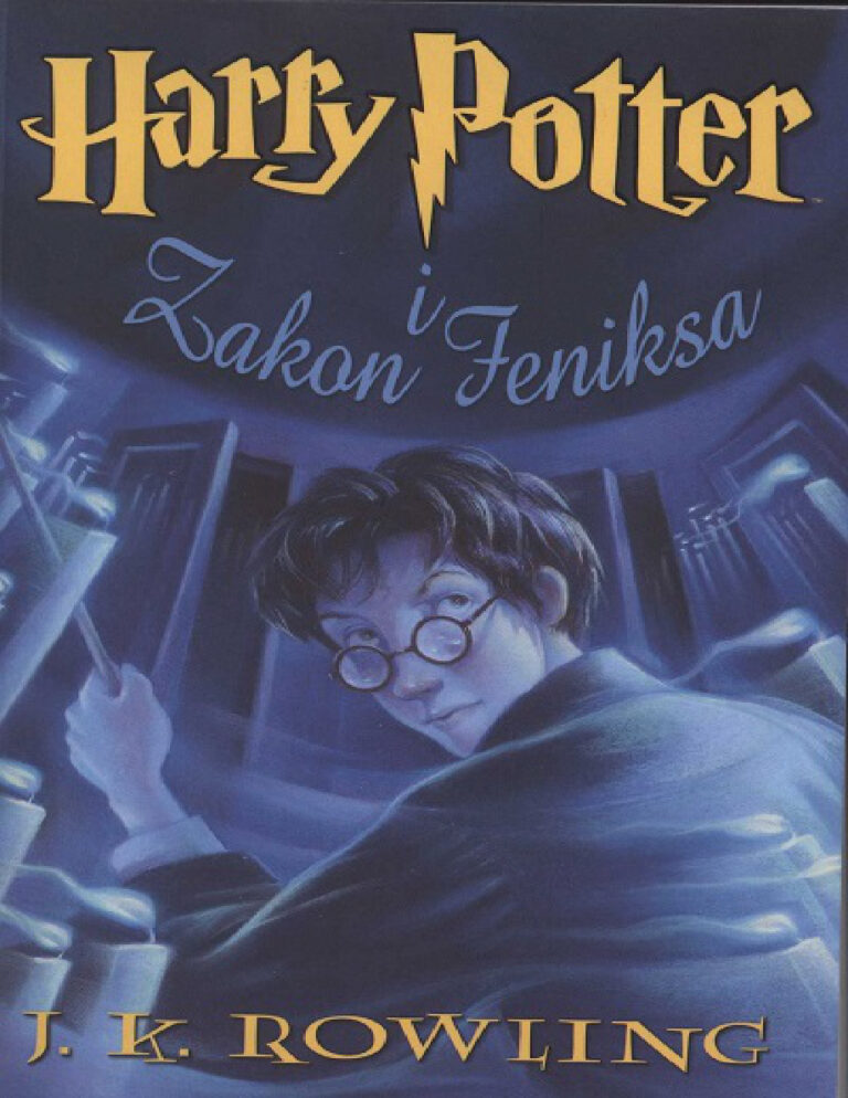 Harry Potter i Zakon Feniksa Polish Edition JK Rowling Kitap Kapağı