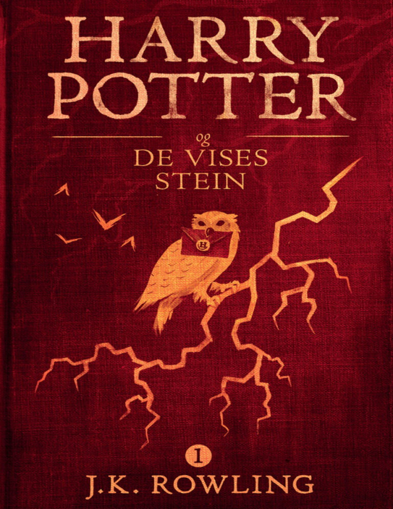 Harry Potter og De vises stein Norwegian Edition JK Rowling Kitap Kapağı