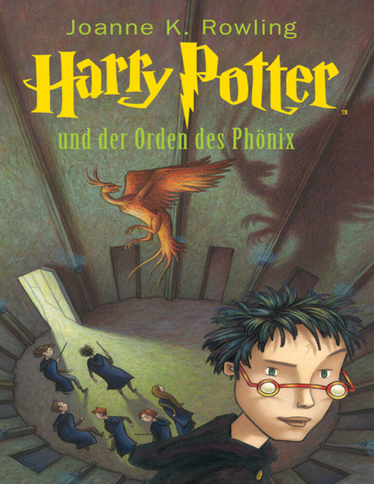 Harry Potter und der Orden des Phonix German Edition J K Rowling Kitap Kapağı