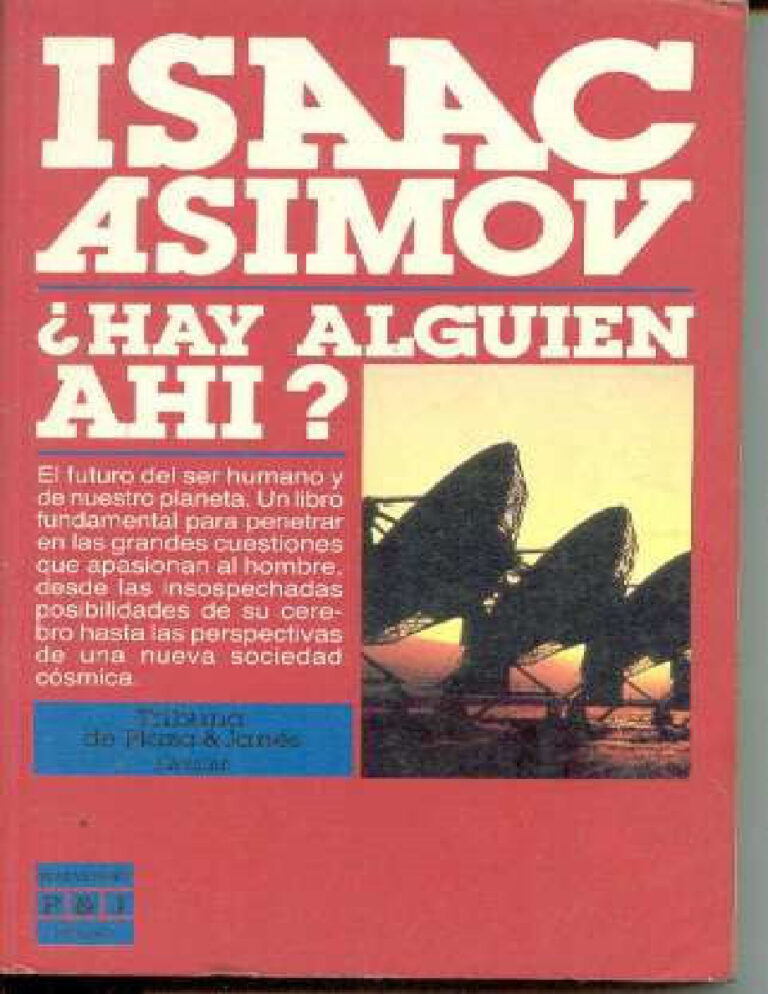 Hay Alguien Ahi Spanish Asimov Isaac Kitap Kapağı
