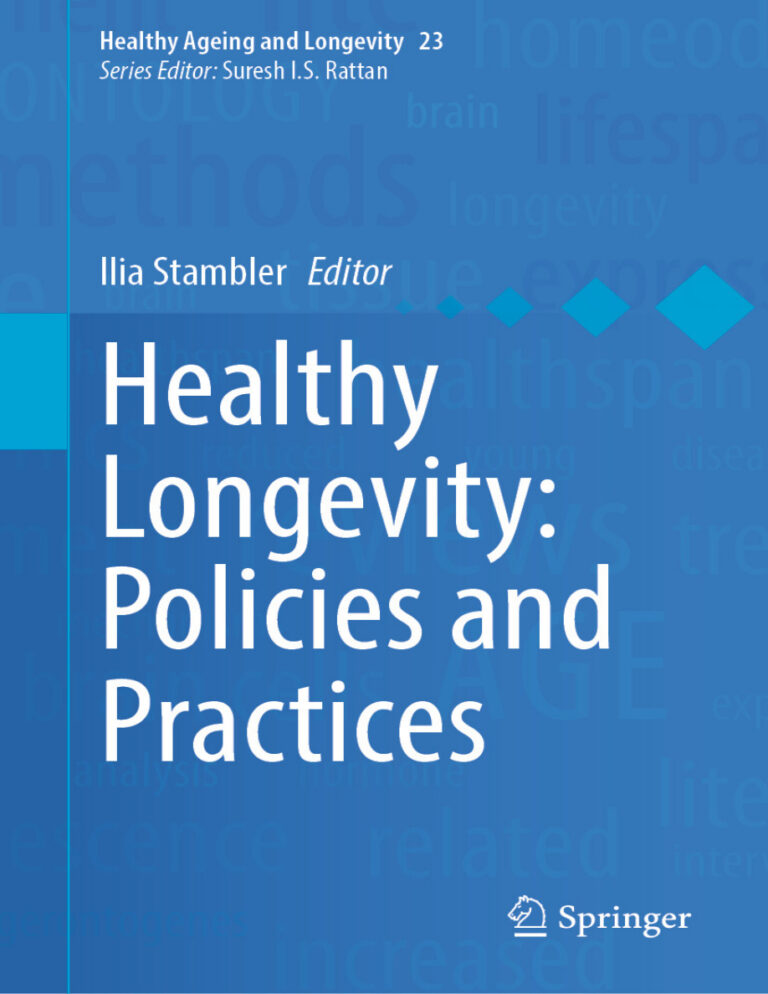 Healthy Longevity Policies and Practices Ilia Stambler Kitap Kapağı