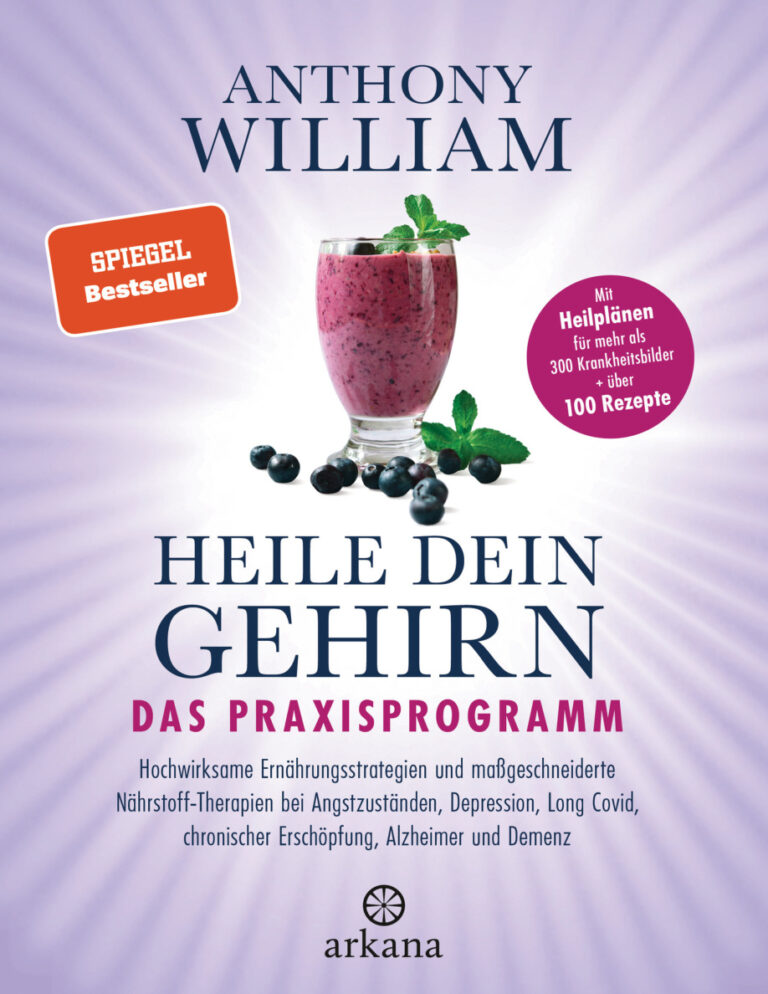 Heile dein Gehirn German Edition Anthony William Kitap Kapağı