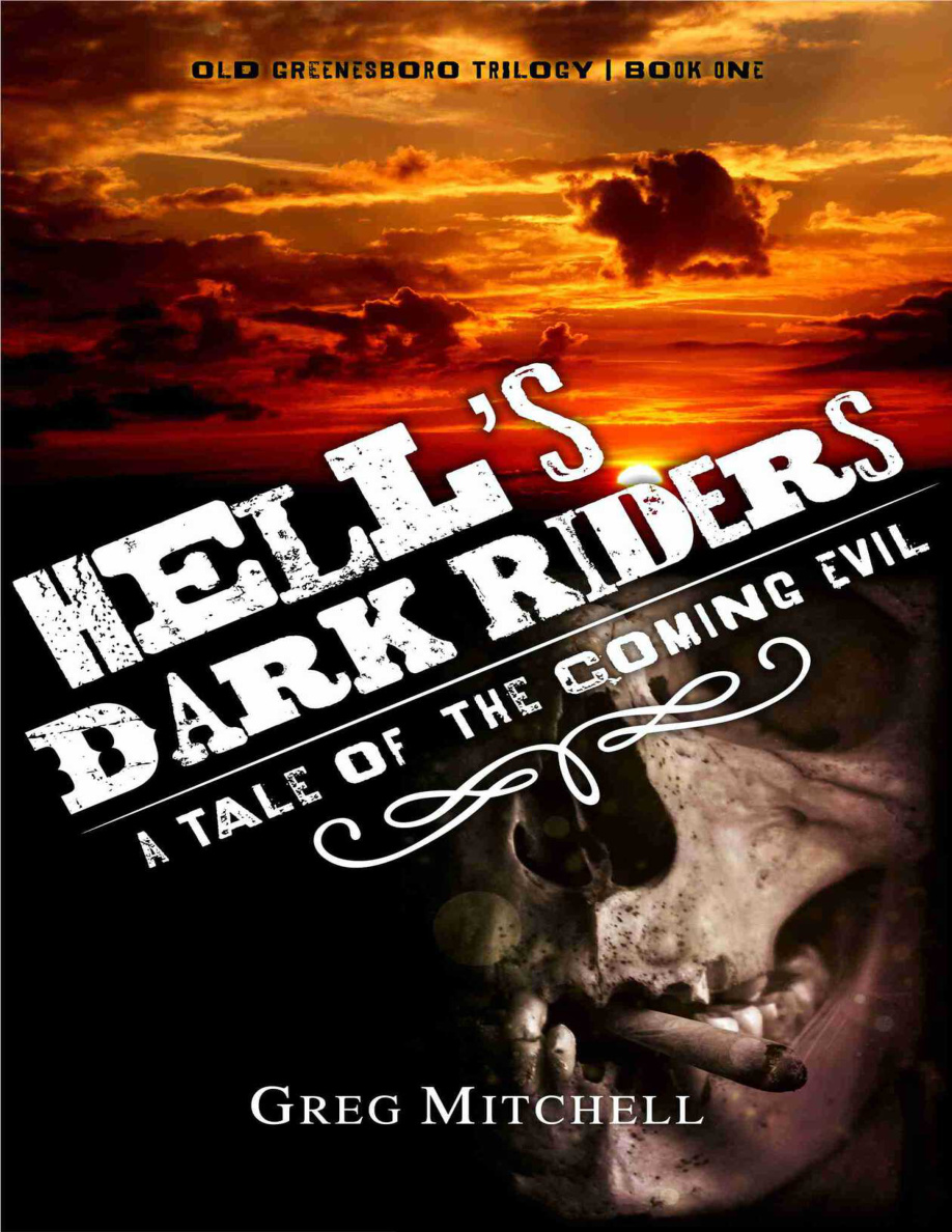 Hells Dark Riders Greg Mitchell Kitap Kapağı