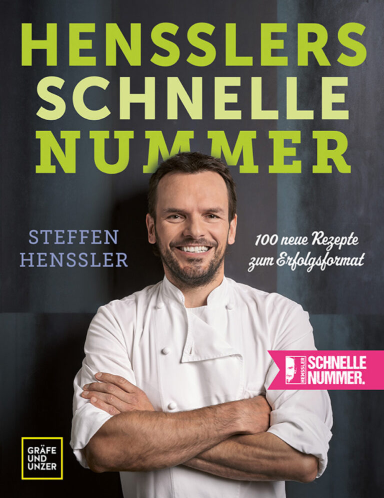 Hensslers schnelle Nummer 100 Rezepte zum Erfolgsformat German Edition Steffen Henssler Kitap Kapağı