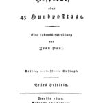 Hesperus oder 45 Hundposttage German Edition Jean Paul Kitap Kapağı