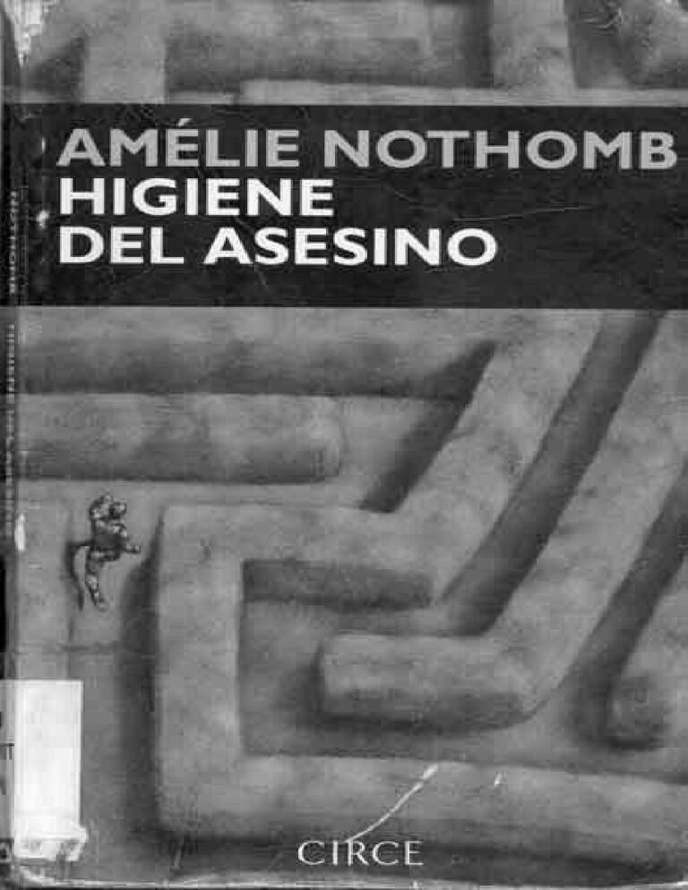Higiene del asesino Amelie Nothomb Kitap Kapağı