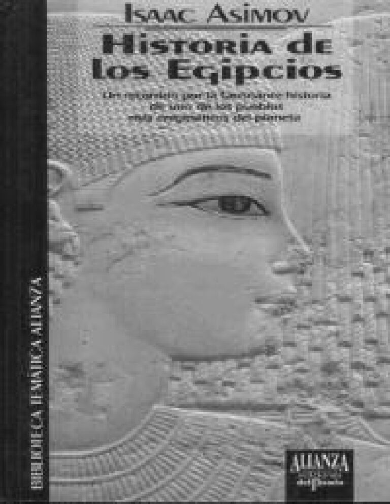 Historia de los egipcios Isaac Asimov Kitap Kapağı