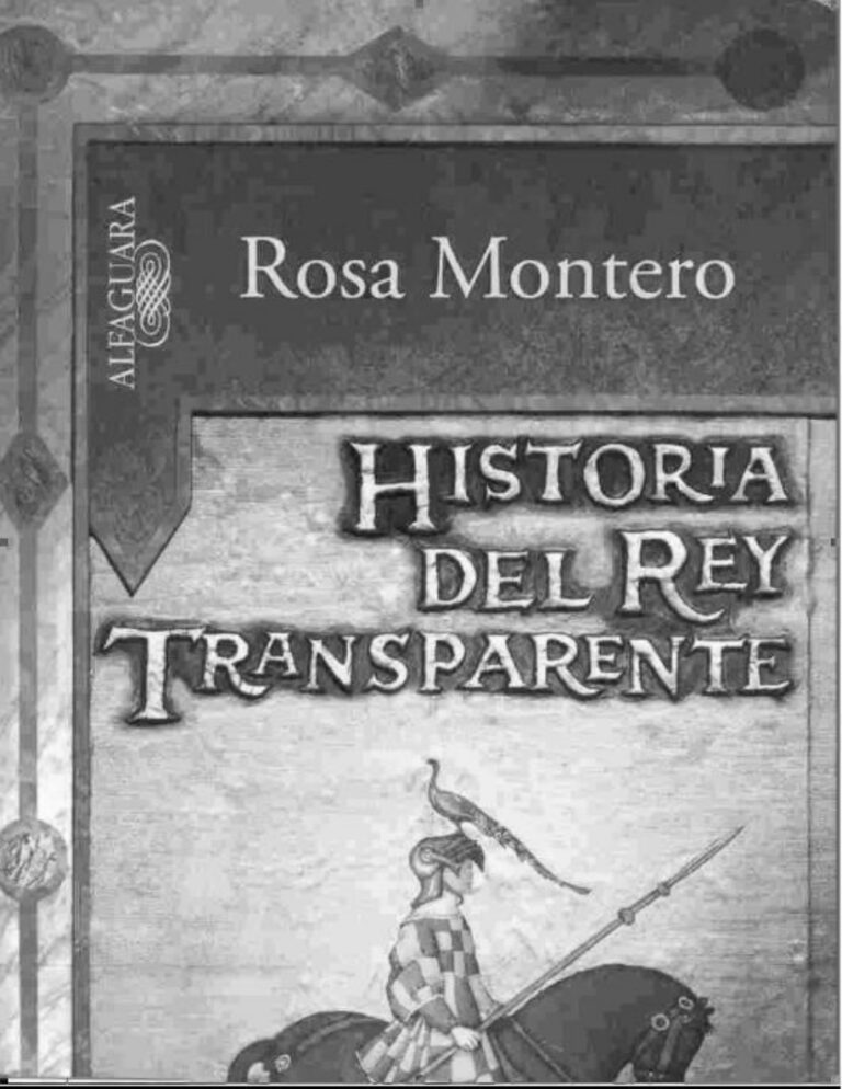 Historia del Rey Transparente Rosa Montero Kitap Kapağı