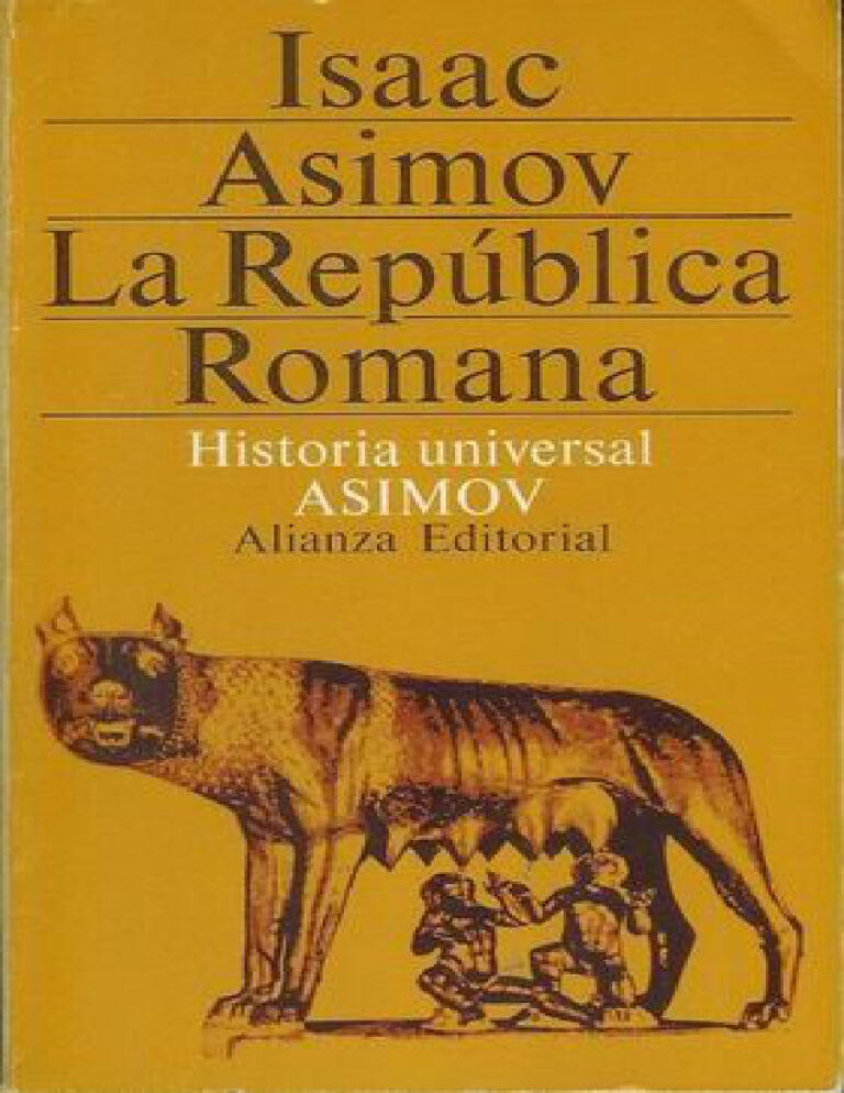 Historia universal Asimov La Republica Romana Spanish Asimov Isaac Kitap Kapağı