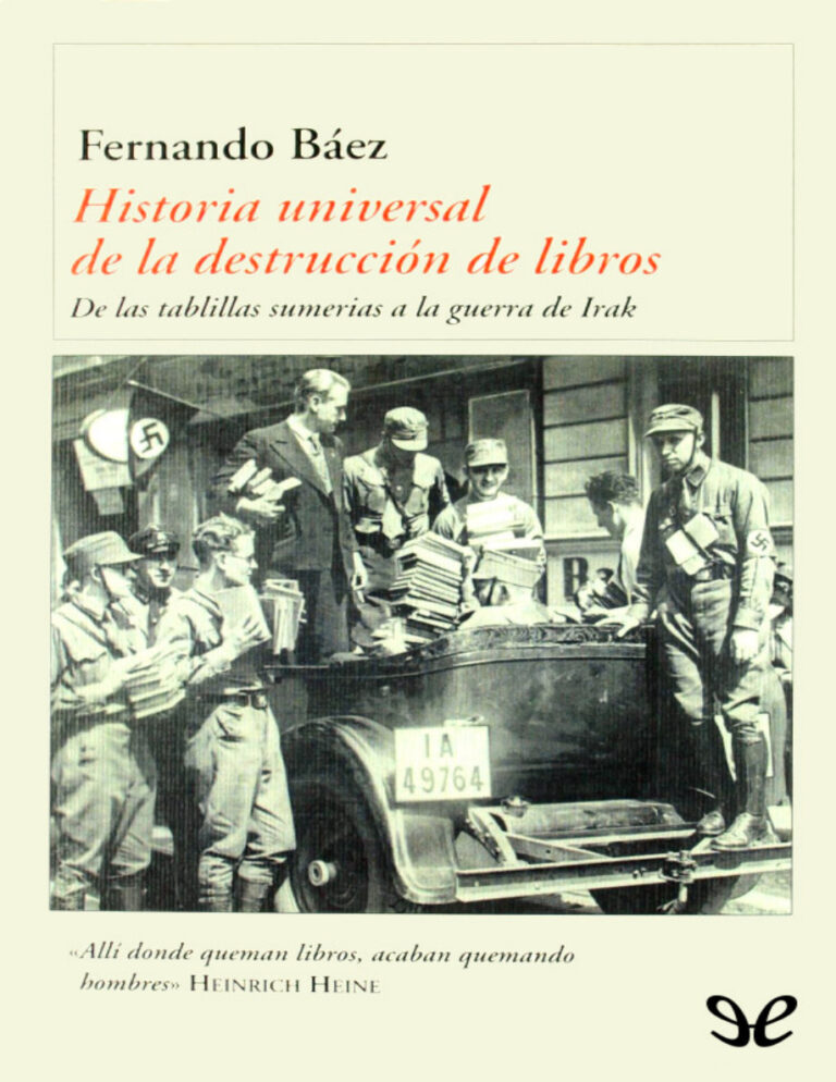 Historia universal de la destruccion de libros Fernando Baez Kitap Kapağı