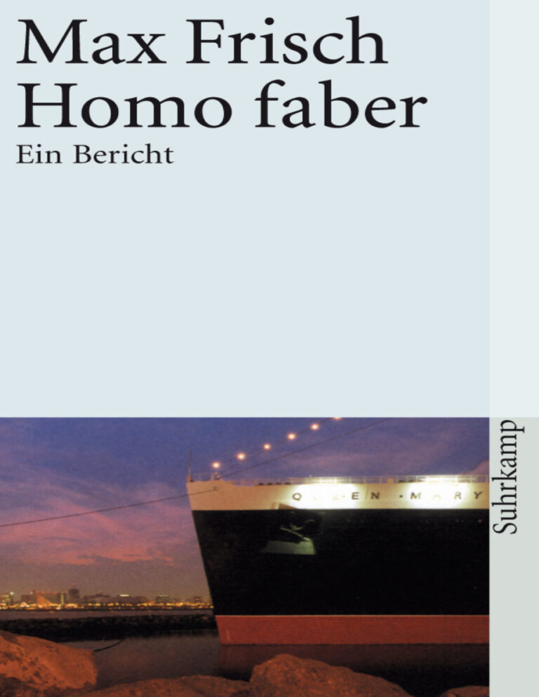 Homo Faber Ein Bericht German Edition Max Frisch Kitap Kapağı