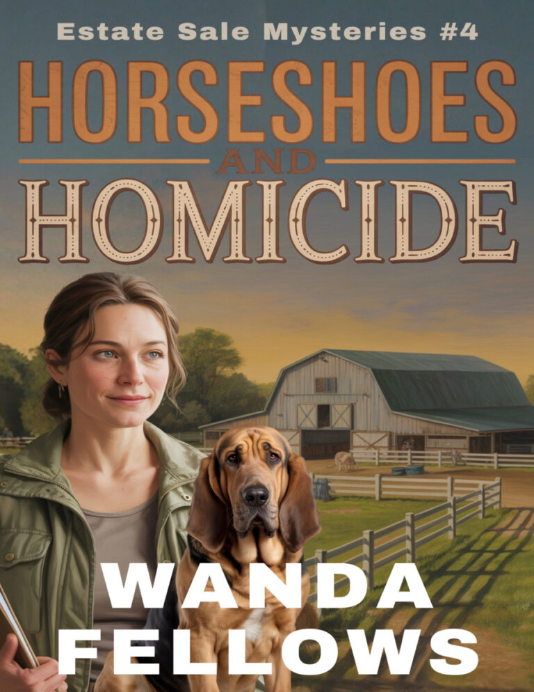 Horseshoes and Homicide Wanda Fellows Kitap Kapağı
