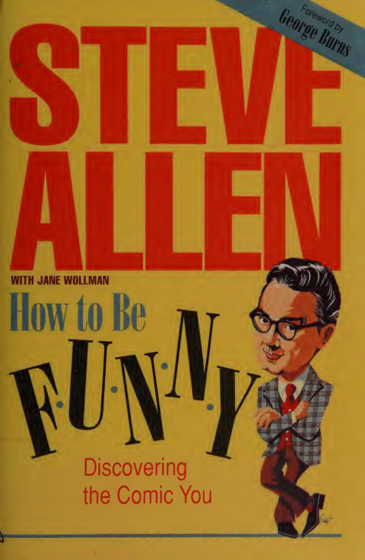 How to be Funny Steve Allen Kitap Kapağı