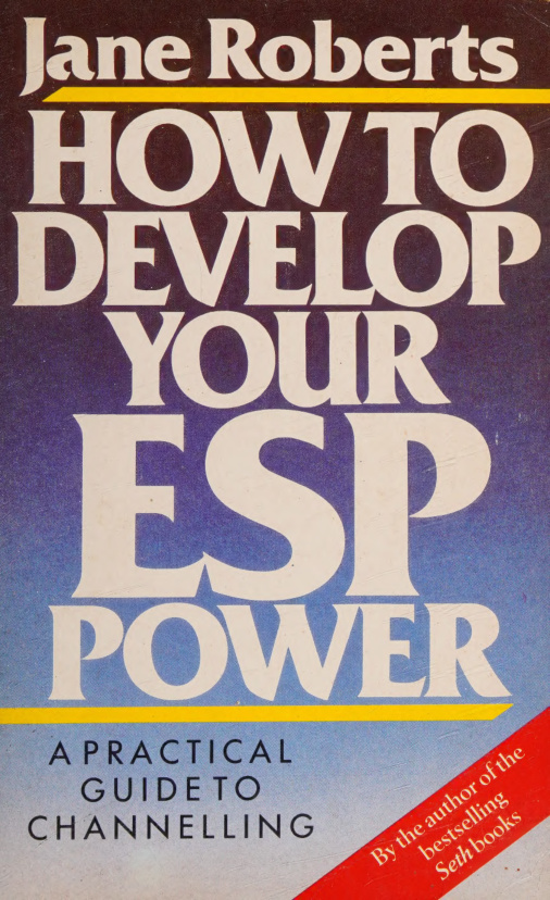How to develop your esp Power Jane roberts Kitap Kapağı