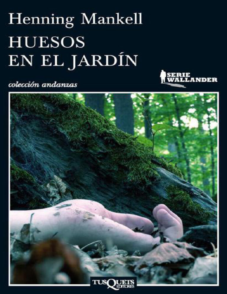 Huesos en el jardin Henning Mankell Kitap Kapağı