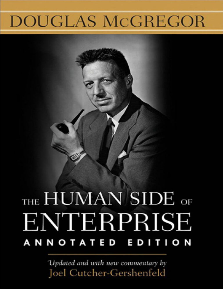 Human side of the enterprise Douglas macglecor Kitap Kapağı