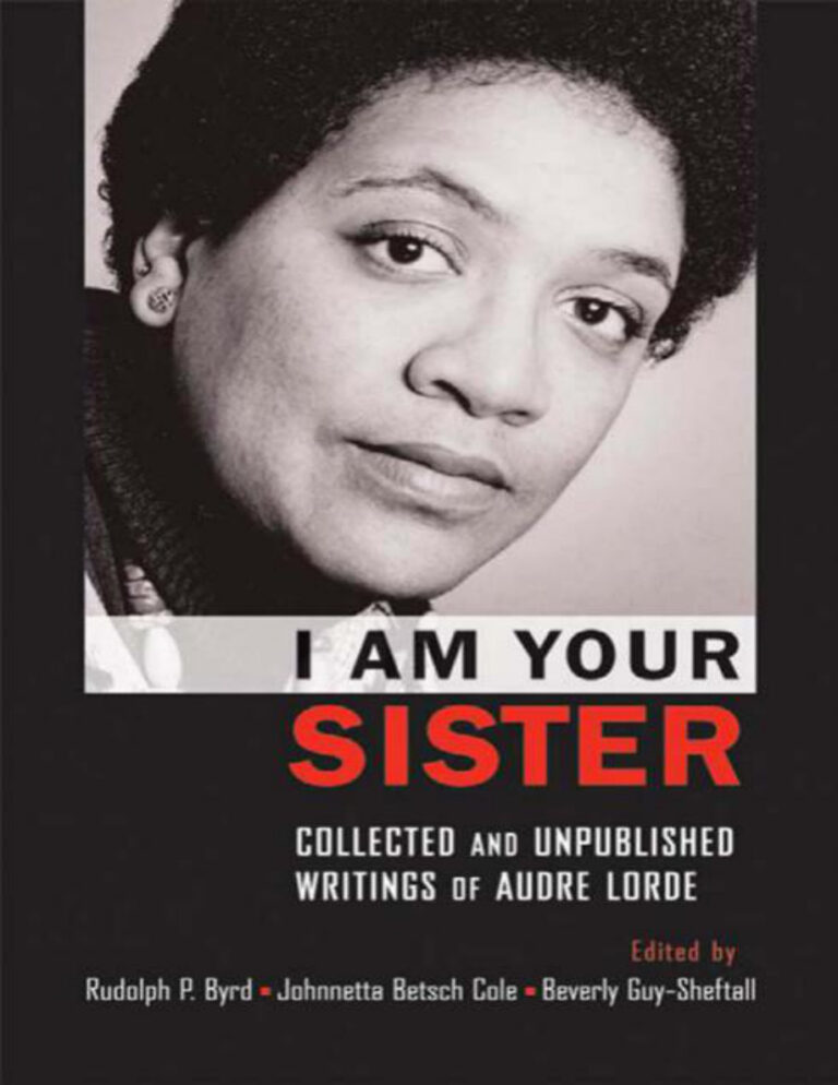 I Am Your Sister Audre Lorde Kitap Kapağı