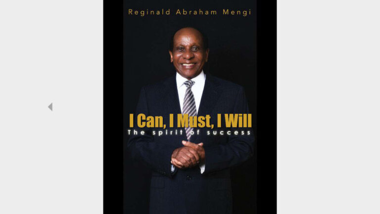 I can I must I will Reginald Mengi Kitap Kapağı