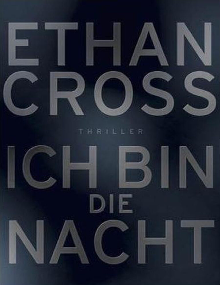 Ich bin die Nacht German Edition Ethan Cross Kitap Kapağı