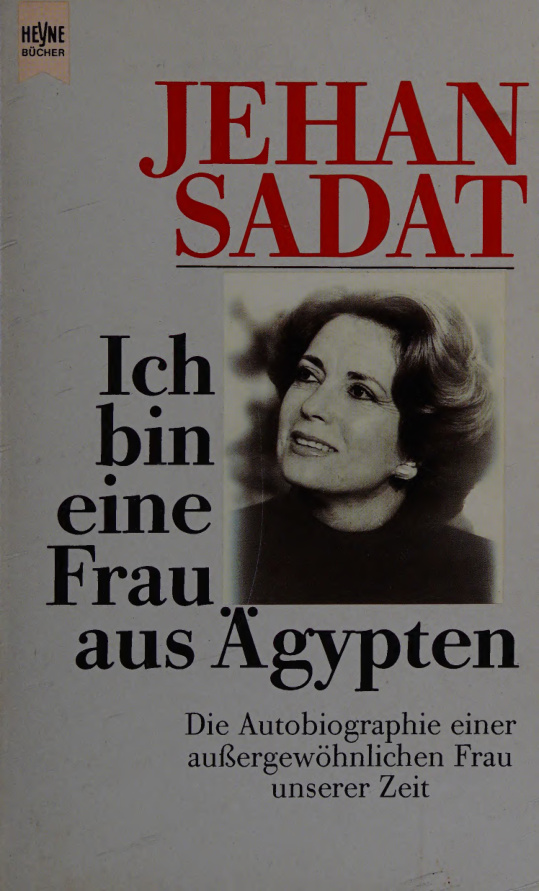Ich bin eine Frau aus Agypten German Edition Jehan Sadat Kitap Kapağı