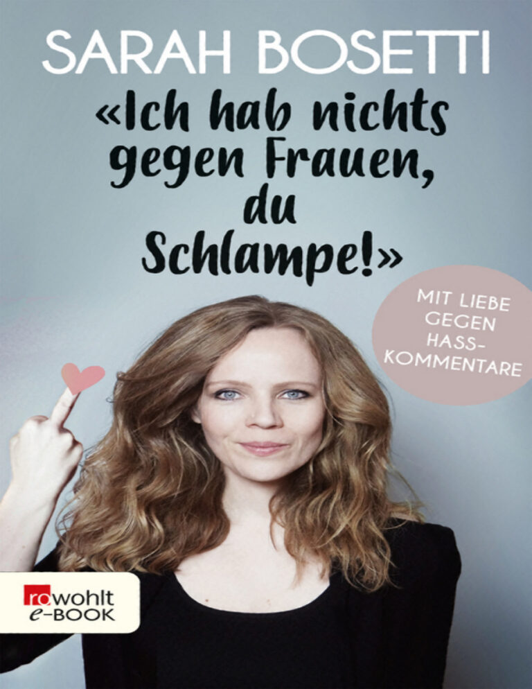 Ich hab nichts gegen Frauen du Schlampe German Edition Sarah Bosetti Kitap Kapağı