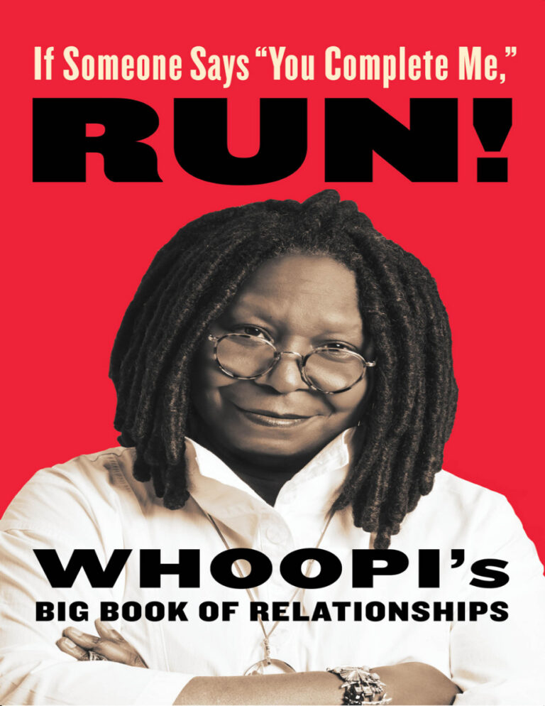 If Someone Says You Complete Me RUN Whoopi Goldberg Kitap Kapağı