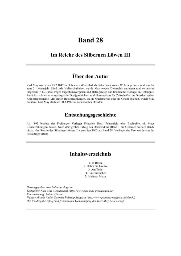 Im Reiche des silbernen Lowen III German Edition May Karl Kitap Kapağı