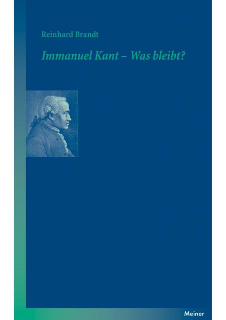 Immanuel Kant was bleibt German Edition Reinhard Brandt Kitap Kapağı