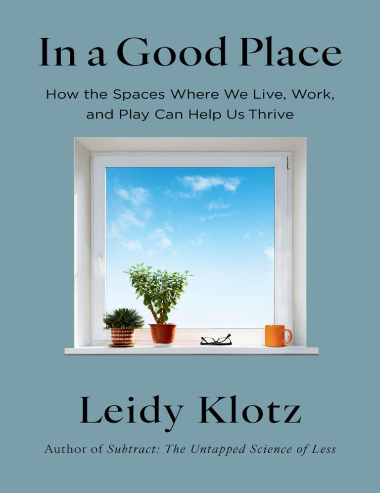 In a Good Place Leidy Klotz Kitap Kapağı