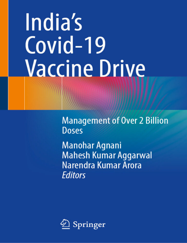 Indias Covid 19 Vaccine Drive Manohar Agnani Kitap Kapağı