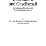 Individuum und Gesellschaft German Edition Hannelore Faulstich Wieland Kitap Kapağı