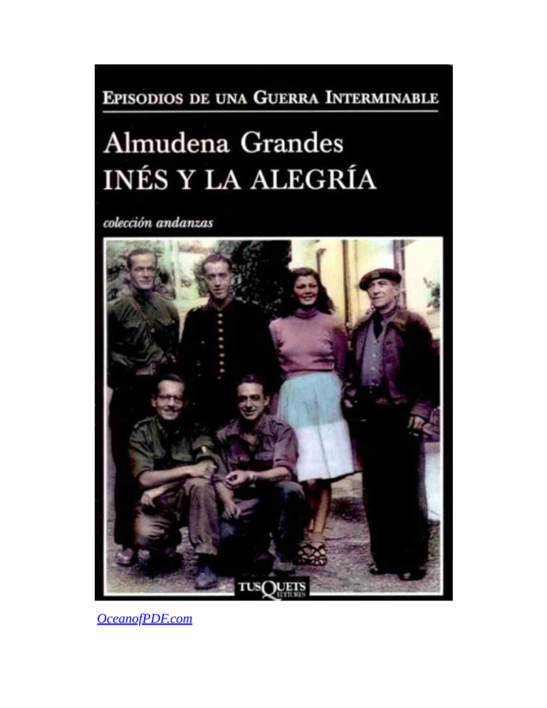 Ines y la alegria Grandes Almudena Kitap Kapağı