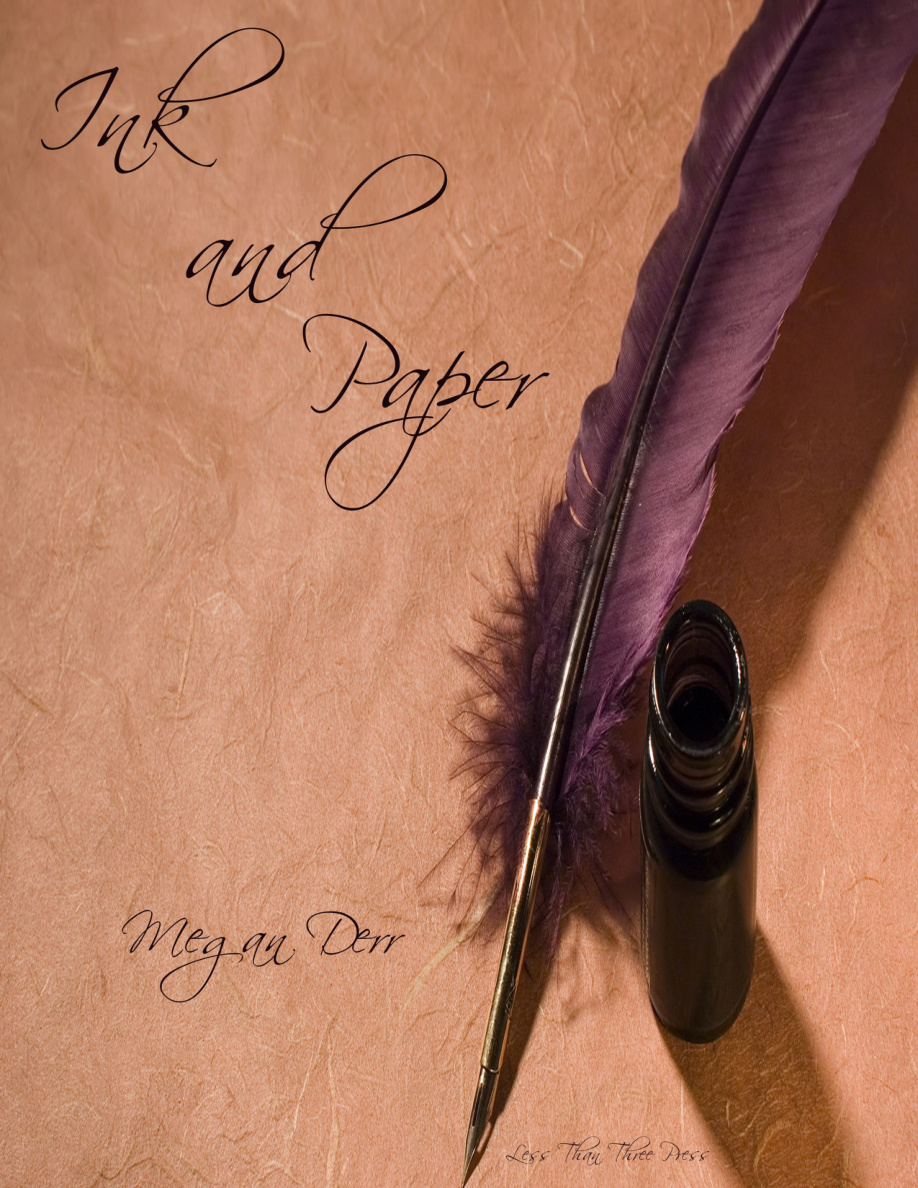 Ink and Paper Megan Derr Kitap Kapağı