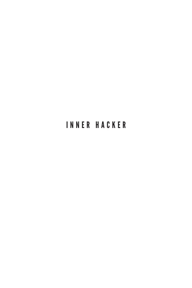 Inner Hacker A New Way of Thinking Ted Harrington Kitap Kapağı