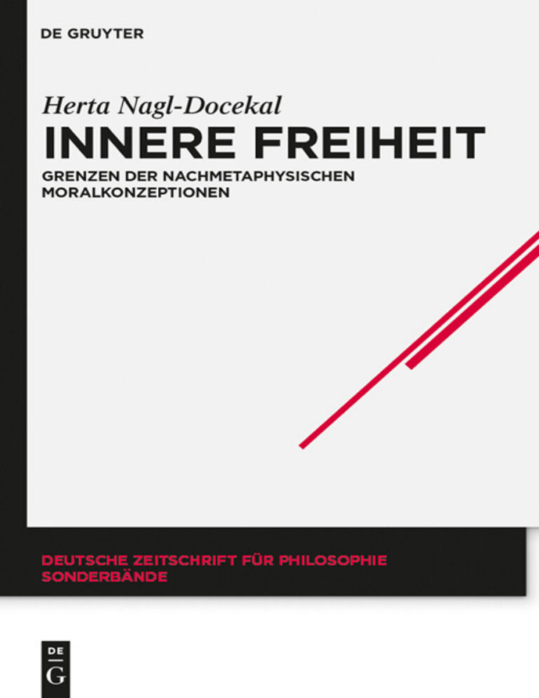 Innere Freiheit Grenzen der nachmetaphysischen Moralkonzeptionen German Edition Herta Nagl Docekal Kitap Kapağı
