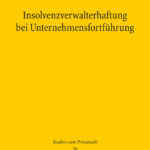 Insolvenzverwalterhaftung bei Unternehmensfortfuhrung German Edition Udo Becker Kitap Kapağı