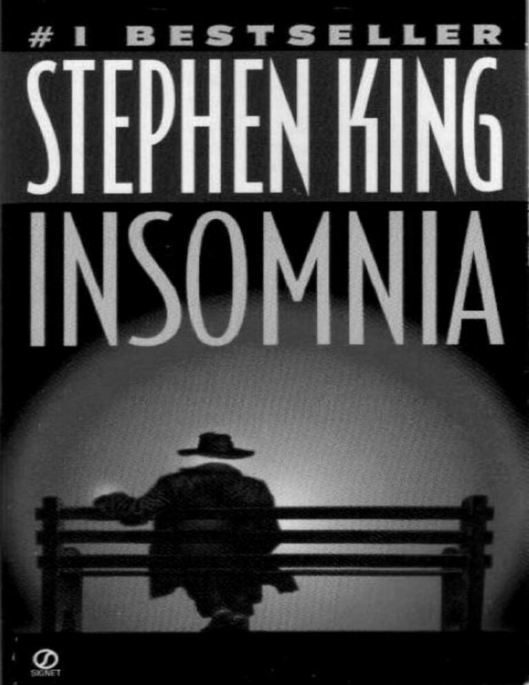 Insomnio King Stephen Kitap Kapağı