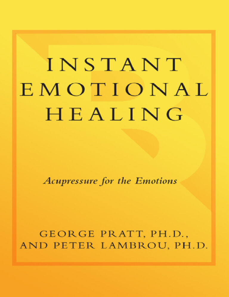 Instant Emotional Healing Peter Lambrou Kitap Kapağı