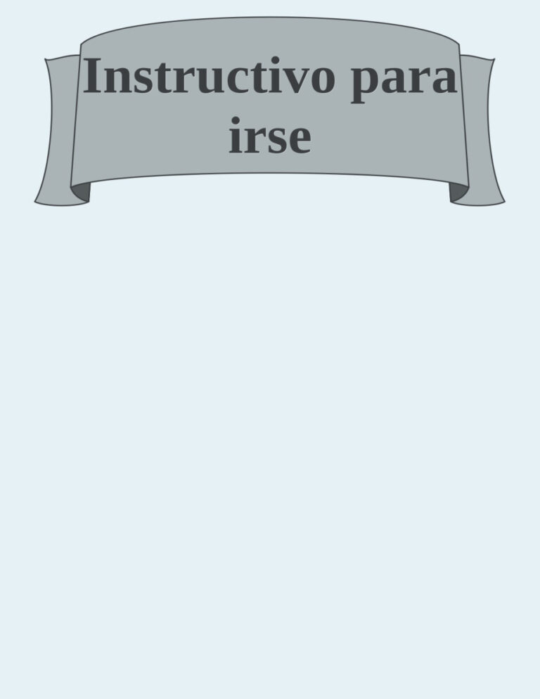 Instructivo para irse Spanish Edition Quetzal Noah Kitap Kapağı